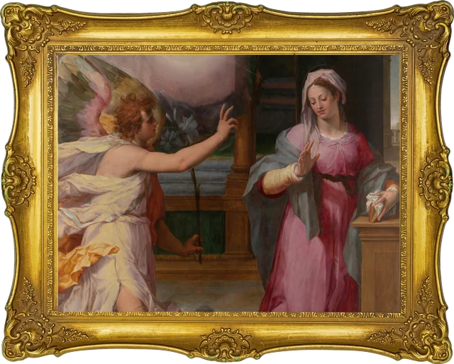 Classical Oval Portrait Painting